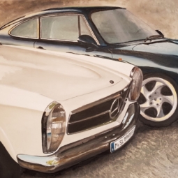 mercedes und porsche