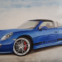 porsche blau targa